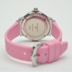 Pre Owned Swiss Legend South Beach Diamonds Pink Ladies Wristwatch 35 MM