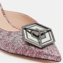 Nicholas Kirkwood Multicolor Pointed Toe Mid Heel Mules 38