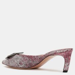 Nicholas Kirkwood Multicolor Pointed Toe Mid Heel Mules 38