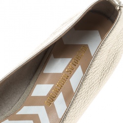 Nicholas Kirkwood Gold Textured Leather Beya Pointed Toe Loafers Size 39