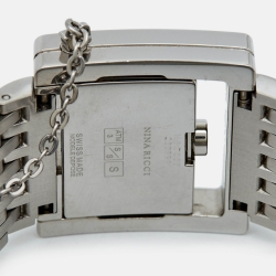 Nina Ricci Mother Of Pearl Stainless Steel Diamond N02283 Women's Wristwatch 28.50 mm