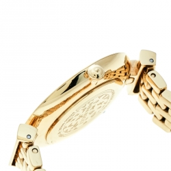 Pre Owned Nina Ricci Silver White Gold-Plated Stainless Steel Classic NR60055SM Women's Wristwatch 32 mm