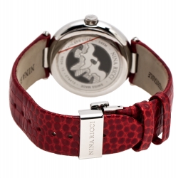 Pre Owned Nina Ricci Silver Grey Stainless Steei N034.13 Women's Wristwatch 40 mm