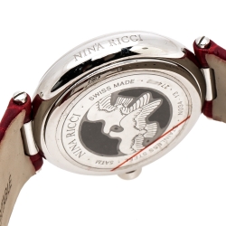 Pre Owned Nina Ricci Silver Grey Stainless Steei N034.13 Women's Wristwatch 40 mm