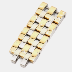 Pre Owned Nina Ricci Silver Two-Tone Stainless Steel Diamond Classic N081024SM Women's Wristwatch 36 mm