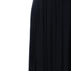 Notte by Marchesa Strapless Monochrome Silk Chiffon Gown S