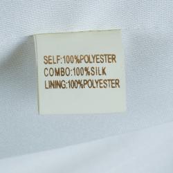 مملوكة مسبقًا Notte By Marchesa Monochrome Sweetheart Lace Rosette Cocktail Dress M