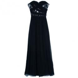 مملوكة مسبقًا فستان نوتي باي ماكيزا مونوكروم كشكشات شيفون L