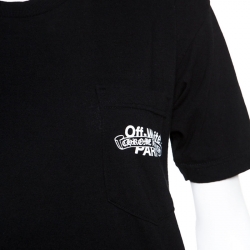 Pre Owned Off white x Chrome Hearts Black Cotton T-shirt S
