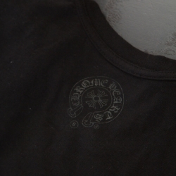 Pre Owned Off white x Chrome Hearts Black Cotton T-shirt S