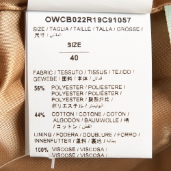 Off-White Beige Contrast Check Gabardine Shorts S