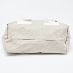 Off-White c/o Virgil Abloh Cream/White Canvas and Arrows Tote 