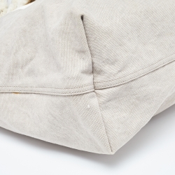 Off-White c/o Virgil Abloh Cream/White Canvas and Arrows Tote 