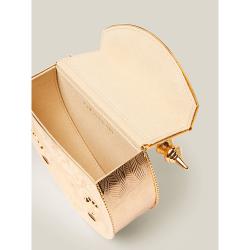 مملوكة مسبقًا Okhtein Gold Gold-Plated Brass Minaudière Bag