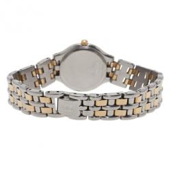Omega White Stainless Steel Classic Women's Wristwatch 28MM