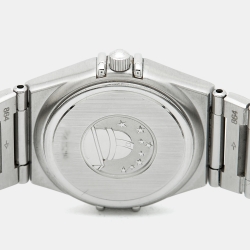 مملوكة مسبقًا Omega Constellation 795 1201 Grey Dial Stainless Steel Women Wristwatch 25 mm