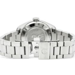 Pre Owned Omega Black Stainless Steel Seamaster Women's Wristwatch 30MM