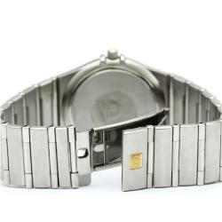 Omega Silver Stainless Steel Constellation Women's Wristwatch 33MM