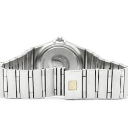 Omega Silver Stainless Steel Constellation Women's Wristwatch 25MM