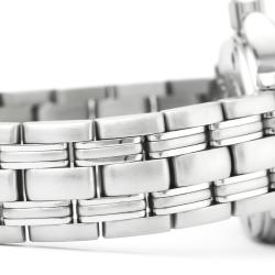 Pre Owned Omega Blue Stainless Steel Seamaster Women's Wristwatch 26MM