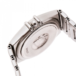 Omega Silver White Stainless Steel Constellation 1582.30.00 Women's Wristwatch 27 mm