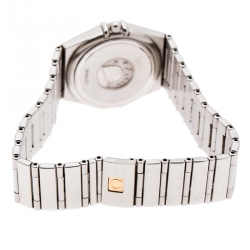 Omega Silver White Stainless Steel Constellation 1582.30.00 Women's Wristwatch 27 mm
