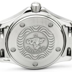 Omega Silver Stainless Steel Seamaster Women's Wristwatch 26MM