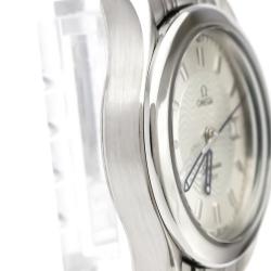 Omega Silver Stainless Steel Seamaster Women's Wristwatch 26MM
