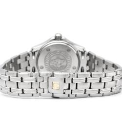 Omega Silver Stainless Steel Seamaster Women's Wristwatch 26MM