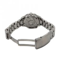 Pre Owned Omega Electric Blue Stainless Steel Seamaster Professional Midsize Watch 36MM