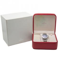 Pre Owned Omega Electric Blue Stainless Steel Seamaster Professional Midsize Watch 36MM