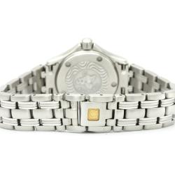 Pre Owned Omega Silver Stainless Steel Seamaster 2581.31 Women's Wristwatch 26MM