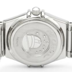 Pre Owned Omega Gray Stainless Steel Constellation 1561.51 Women's Wristwatch 22 MM