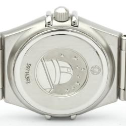 Pre Owned Omega Gray Stainless Steel Constellation 1562.40 Women's Wristwatch 22 MM