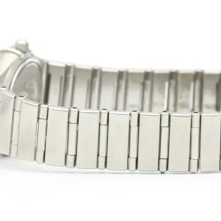 Pre Owned Omega Gray Stainless Steel Constellation 1562.40 Women's Wristwatch 22 MM