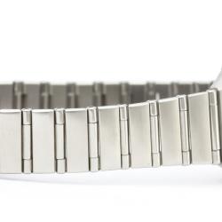 Pre Owned Omega Gray Stainless Steel Constellation 1562.40 Women's Wristwatch 22 MM