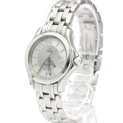 Pre Owned Omega Silver Stainless Steel Seamaster 120M 2571.31 Women's Wristwatch 29MM