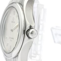 Pre Owned Omega Silver Stainless Steel Seamaster 120M 2571.31 Women's Wristwatch 28MM