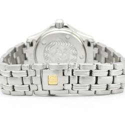Pre Owned Omega Silver Stainless Steel Seamaster 120M 2571.31 Women's Wristwatch 28MM