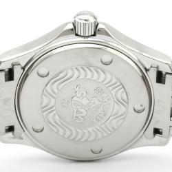 Pre Owned Omega Silver Stainless Steel Seamaster 120M 2571.31 Women's Wristwatch 28MM
