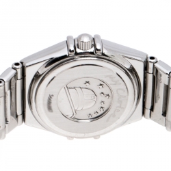 Omega Mother of Pearl Stainless Steel Diamonds My Choice Constellation 8951243 Women's Wristwatch 23 mm