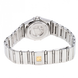 Omega Mother of Pearl Stainless Steel Diamonds My Choice Constellation 8951243 Women's Wristwatch 23 mm