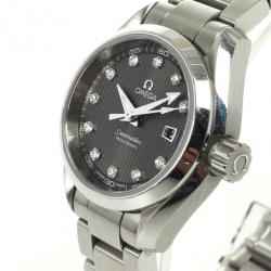 Pre Owned Omega Seamaster Mini Diamond Womens Wristwatch 30 MM