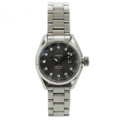 Pre Owned Omega Seamaster Mini Diamond Womens Wristwatch 30 MM