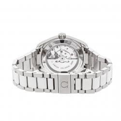 Pre Owned Omega MOP Diamonds Stainless Steel Seamaster Aqua Terra 150M 231.10.39.21.55.002 Women's Wristwatch 38.5