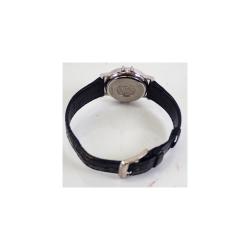 Pre Owned Omega Gold Stainless Steel and Leather Constellation Quartz Women's Wristwatch 27MM