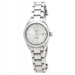 Omega Silver Stainless Steel Seamaster Aqua Terra 2577.30.00 Women's Wristwatch 29 mm