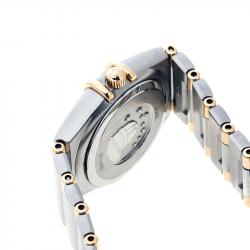 Pre Owned ساعة يد نسائية أوميغا Constellation 795.1203 ستانلس ستيل وذهب أصفر عيار  18 ذهبية 22 مم