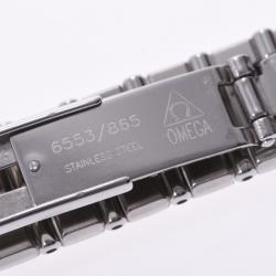 Pre Owned Omega White Stainless Steel Constellation Mini 1562.30 Women's Wristwatch 22 MM