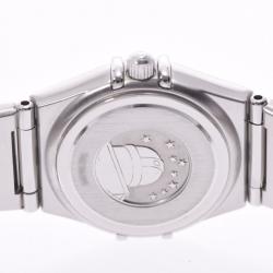 Pre Owned Omega White Stainless Steel Constellation Mini 1562.30 Women's Wristwatch 22 MM